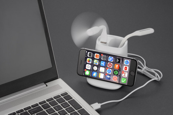 Stojánek na tužky s indukční nabíječkou