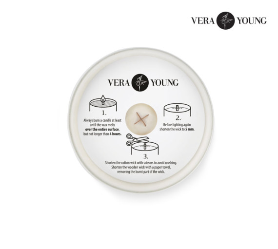 Sójová svíčka 220 g - Library - VERA YOUNG