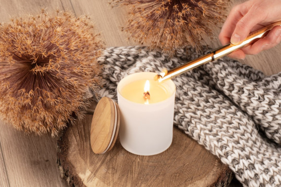 Sójová svíčka 220 g - Library - VERA YOUNG