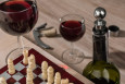 Souprava k vínu se šachy TREBB