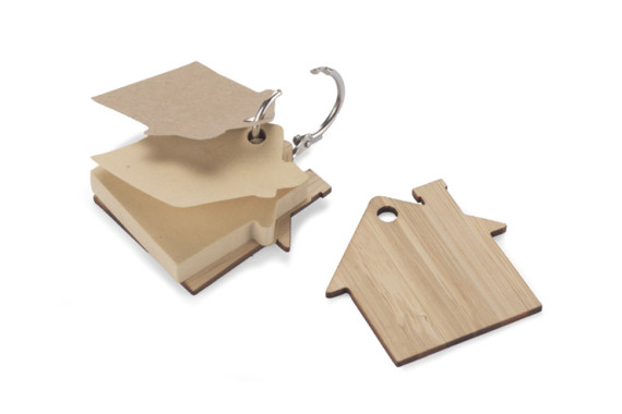 Přívěšek na klíče se samolepícími lístky HOMA