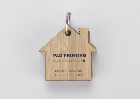 Přívěšek na klíče se samolepícími lístky HOMA