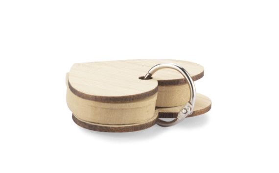 Přívěšek na klíče se samolepícími lístky LOVA