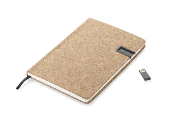 Zápisník MENTE s USB flash diskem 16 GB, A5