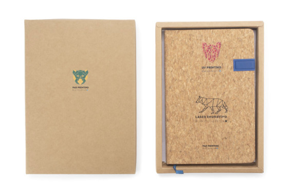 Zápisník MENTE s USB flash diskem 16 GB, A5