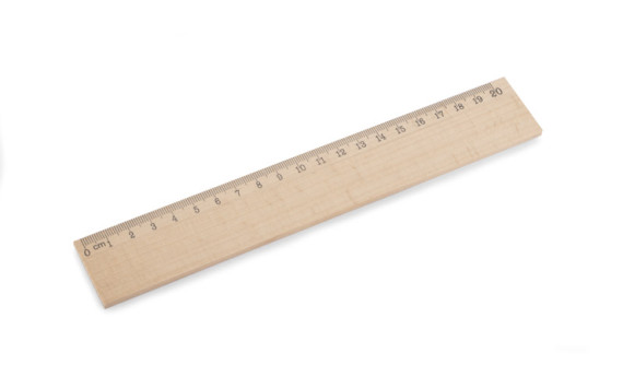 Dřevěné pravítko 20 cm DALJO