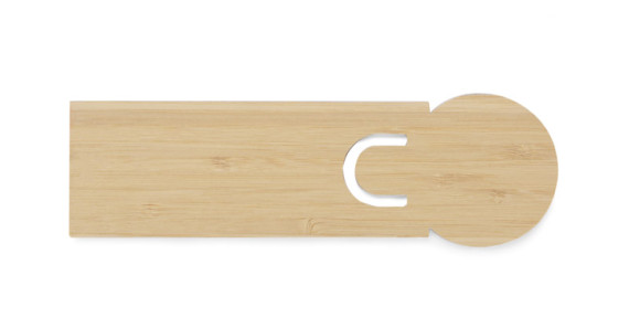 Bambusové pravítko s poznámkovými lístky BEMO