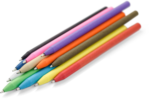 Papírové kuličkové pero PINKO