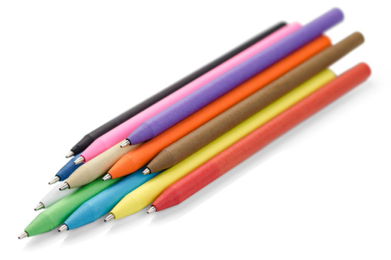 Papírové kuličkové pero PINKO