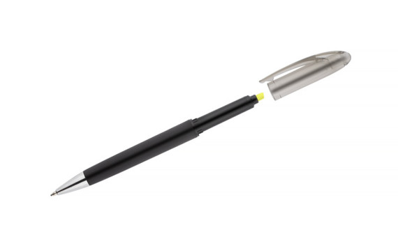 Kuličkové pero se zvýrazňovačem HILIG