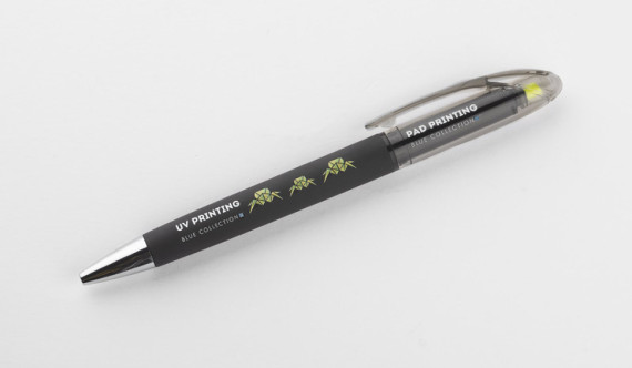 Kuličkové pero se zvýrazňovačem HILIG