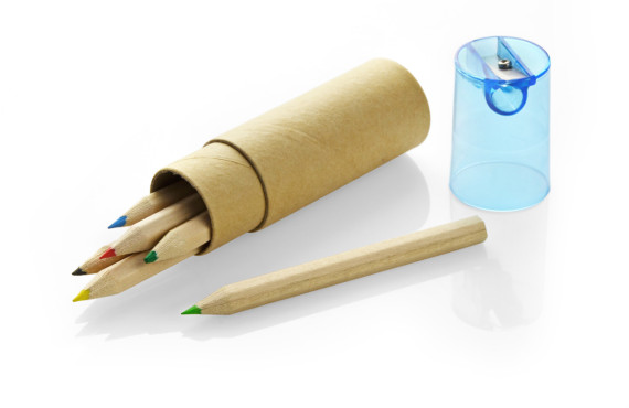 Pastelky s ořezávátkem 6 ks. FARVE