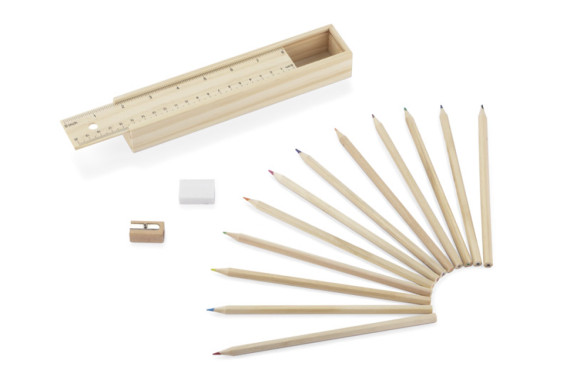 Penál s pastelkami 12 ks. KRASI