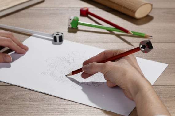 PENCIL s gumkou FUNNI MIX - Balón