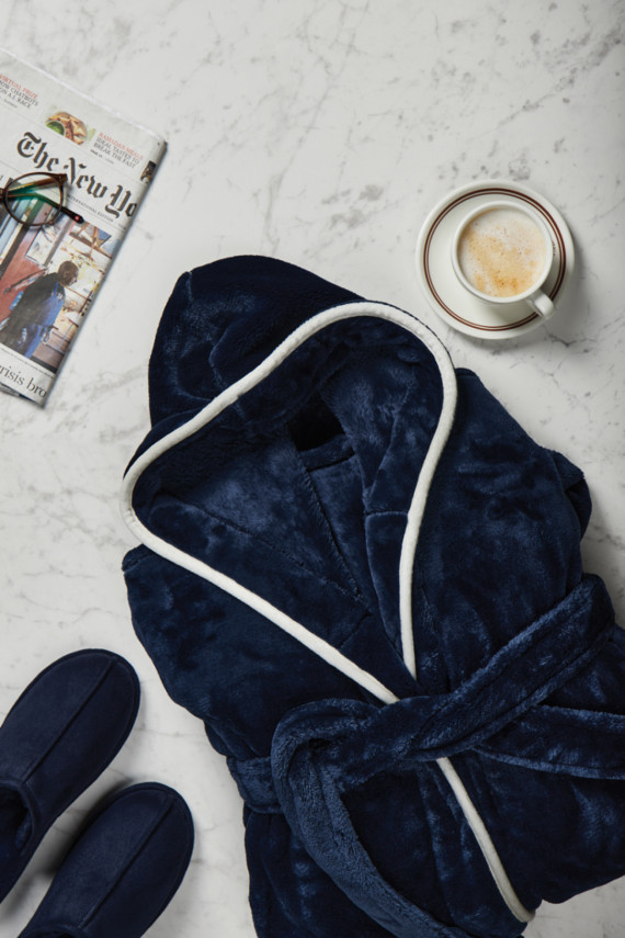 Luxusní župan VINGA Louis z GRS RPET velikost L/XL