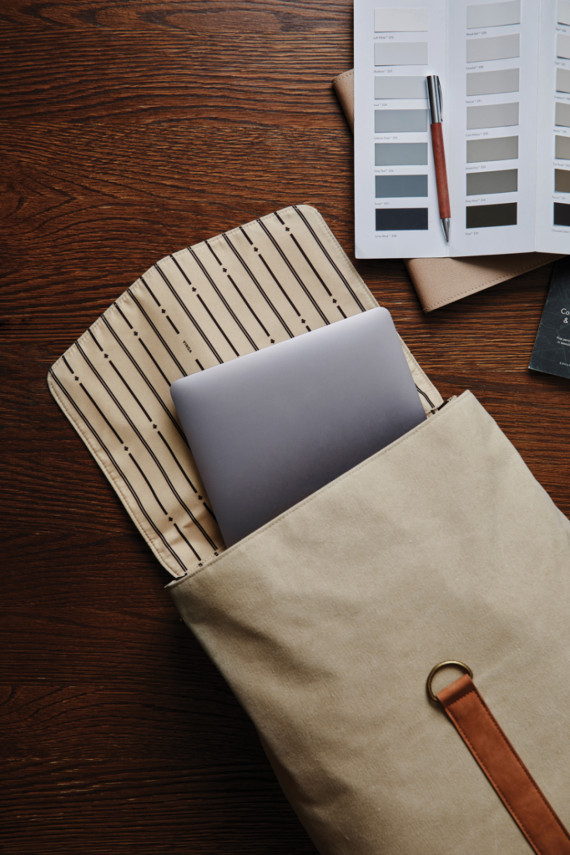 Batoh VINGA Bosler z GRS recykl. canvas