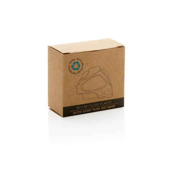 Svinovací metr Auto stop 3m/16mm z RCS recykl. plastu