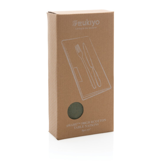 Ubrousky Ukiyo ze 180g recyklované bavlny AWARE™