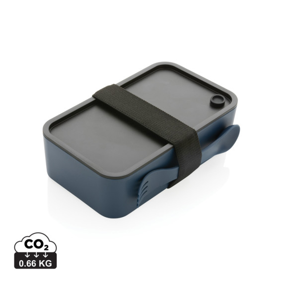 Krabička na jídlo s příborem z GRS recyklovaného PP