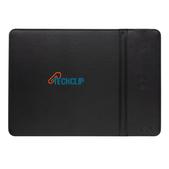 Podložka pod myš z GRS recyklovaného PU s Qi nabíječkou 10W