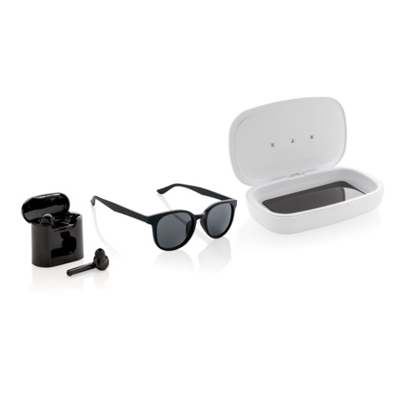 UV-C sterilizační box s bezdrátovým nabíjením 5W