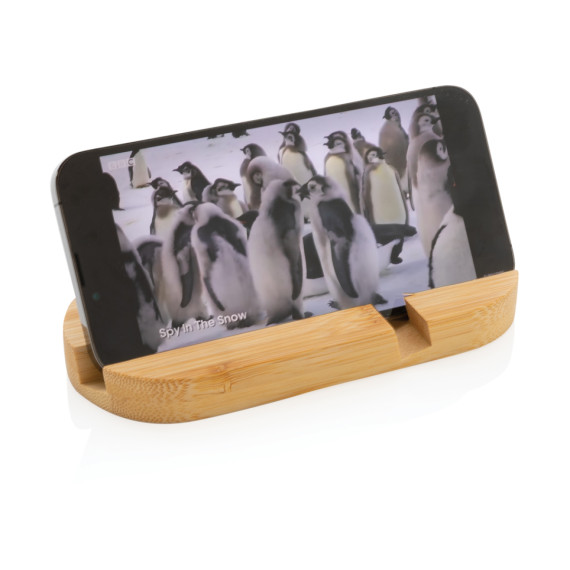 Stojánek na telefon a tablet z bambusu