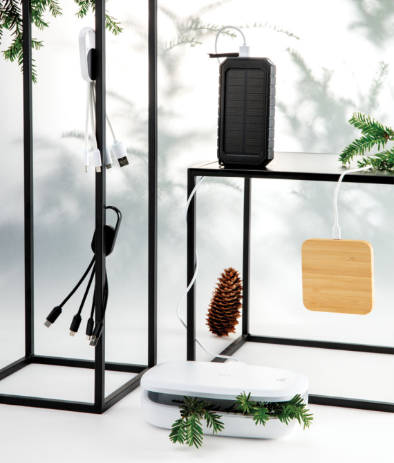 Nabíjecí kabel 4 v 1 s karabinou