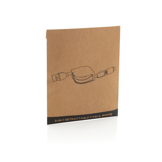 Svinovací nabíjecí kabel 3 v 1