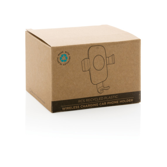 Držák telefonu do auta s 10W Qi z RCS recyklovaného plastu