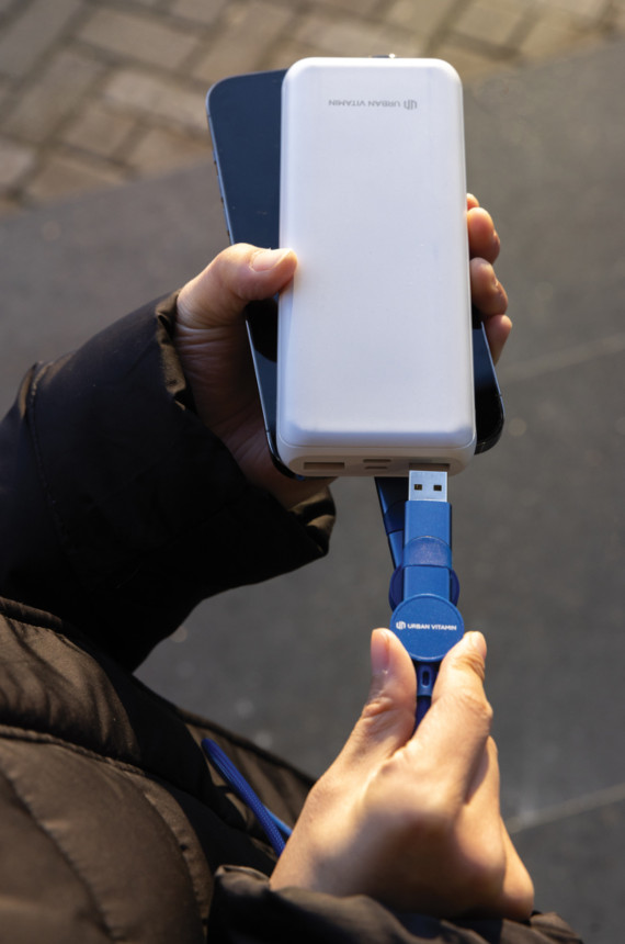 Nabíjecí kabel 6 v 1 Oakland 1,2m 45W z RCS recykl. plastu