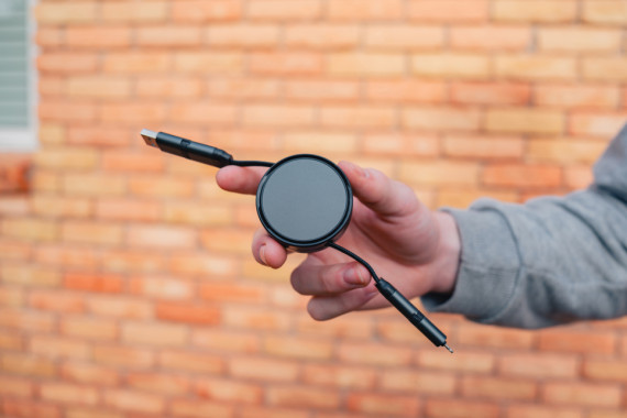 Svinovací nabíjecí kabel 6v1 Terra 60W z RCS recykl. hliníku