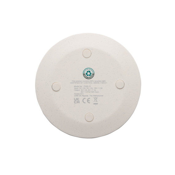 Rychlá bezdrátová nabíječka 15W z RCS recykl. plastu