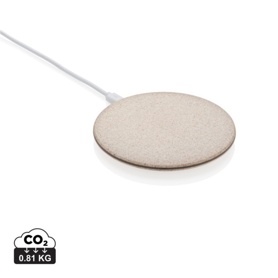 Bezdrátová nabíječka 5W z pšeničné slámy