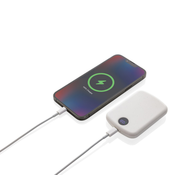 Magnetická powerbanka 5000mAh MagBoost z RCS recykl. plastu