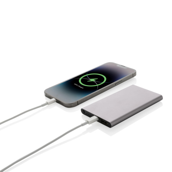 Powerbanka 4.000mAh s USB C z RCS recykl. plastu a hliníku