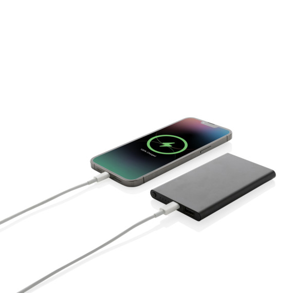 Powerbanka 4.000mAh s USB C z RCS recykl. plastu a hliníku