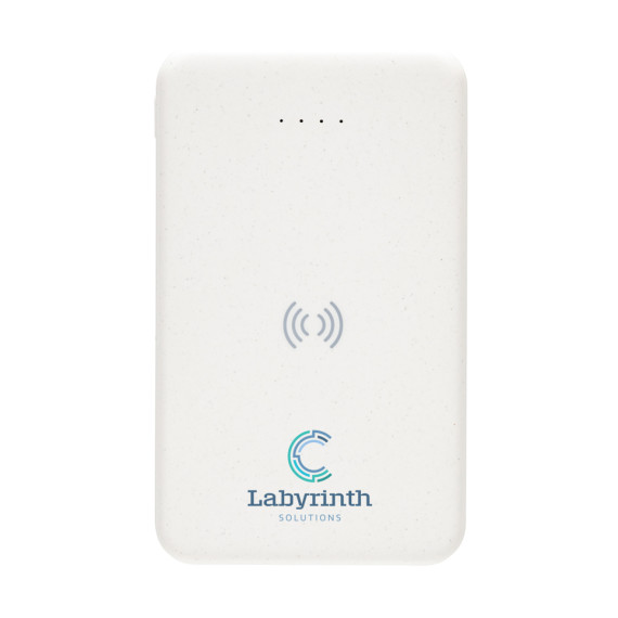 Bezdrátová powerbanka 5000 mAh 5W z RCS recykl. plastu