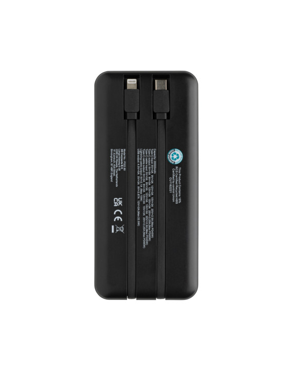 Powerbanka na notebook 20000mAh 65W Gridley z RCS plastu