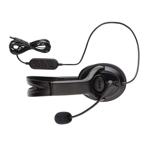 Kancelářský headset s mikrofonem