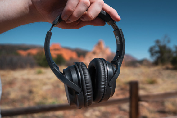 Skládací sluchátka Elite z RCS recyklovaného plastu