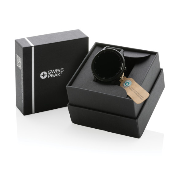Chytré hodinky Swiss Peak z RCS recykl. TPU