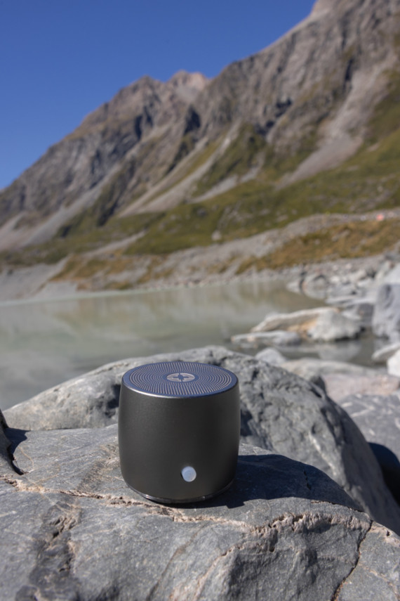 Basový reproduktor Swiss Peak 3W z RCS recykl. hliníku