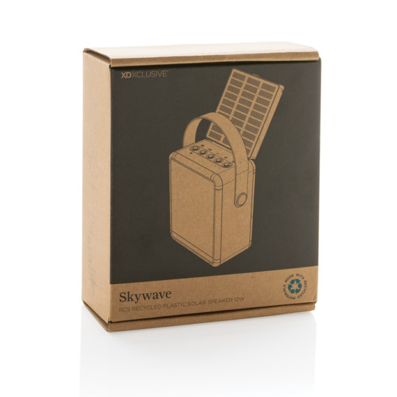 Solární reproduktor Skywave 12W z RCS recykl. plastu