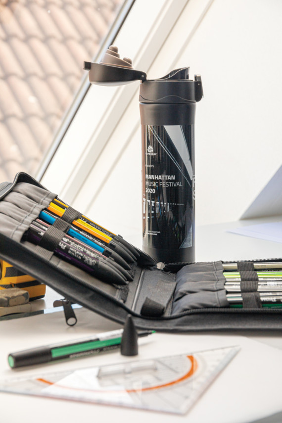 Termoska Easy lock z RCS recyklované oceli