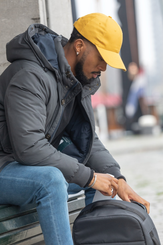 6 dílná kšiltovka Impact z 280g recyklované bavlny AWARE™