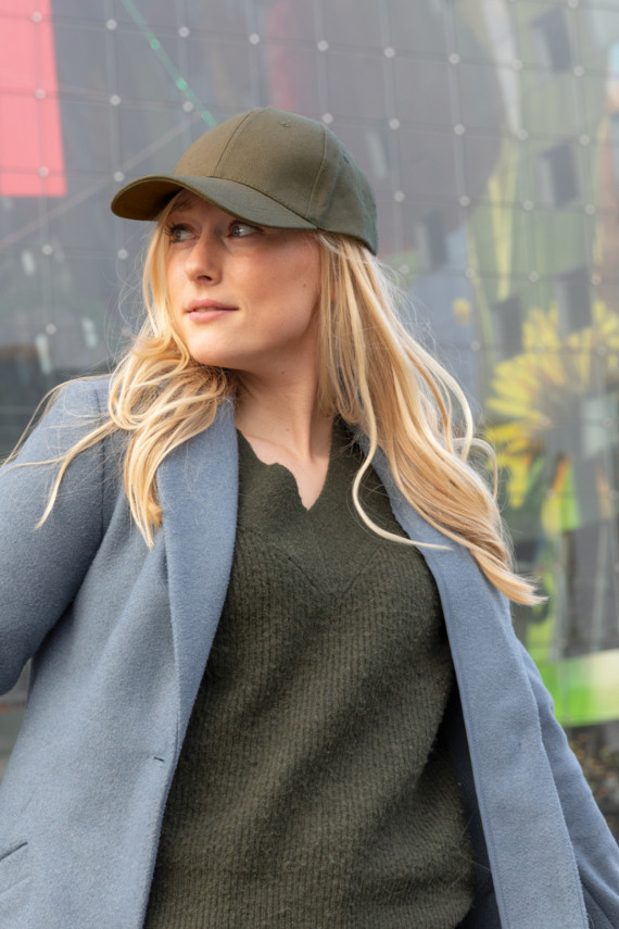 6 dílná kšiltovka Impact z 280g recyklované bavlny AWARE™