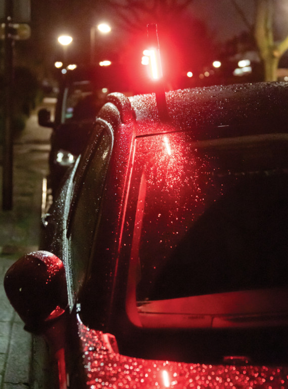 Velká teleskopická svítilna s COB