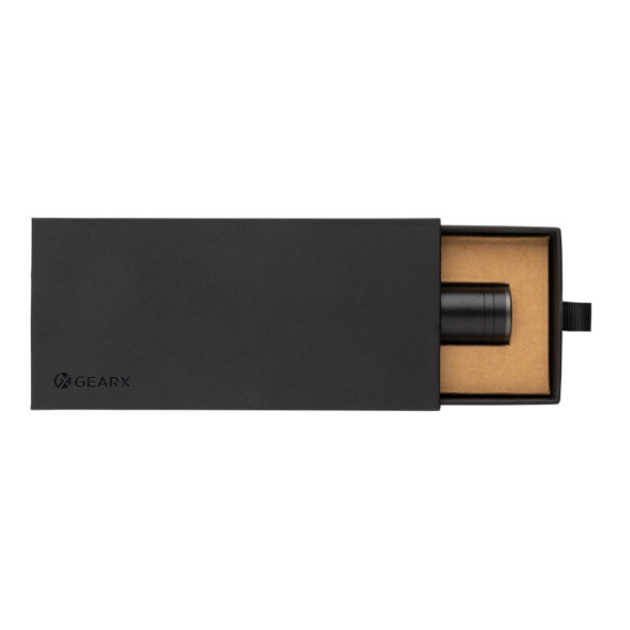 USB svítilna Gear X z RCS recykl. hliníku