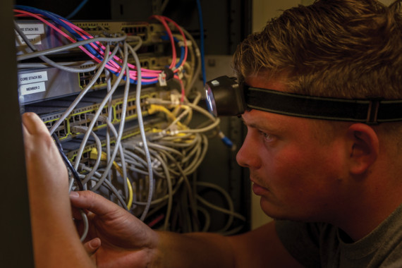 Čelovka s LED a COB