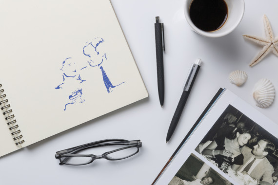 Černé pero X3 Smooth touch z RCS R-ABS